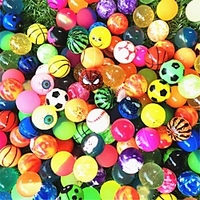 50 pcs Children Toy Mixed Bouncing Balls Rubber Outdoor Bath Toys Child Sports Games Elastic Juggling Jumping Balls miniinthebox