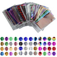 50 pcs Nail Foil Striping Tape nail art Manicure Pedicure Lovely Cartoon / Punk / Fashion Daily / Foil Stripping Tape