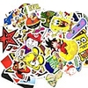 50 Pcs/ Pack Random Stickers Car Styling Funny Car Sticker Doodle Motorcycle Bike Travel Doodle