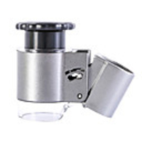 50 times special mini microscope with LED money checking lamp for jewelry identification