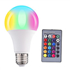 500 lm E27 5W 16 Color Changing RGB LED Globe Bulbs LED Dimmable 24key IR Remote Control AC 85-265V miniinthebox