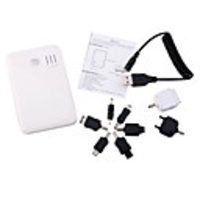 5000mAh Power Station/Charger/External Battery For Ipad/Iphone - Dual Charge Ports