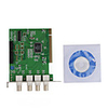 50/60 FPS 4 CH 2 Real Time CCTV DVR Recorder Card