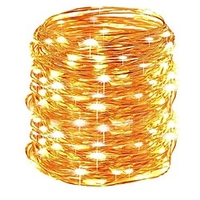 50m 164ft LED String Lights Outdoor String Lights 500 LEDs Copper Wire Warm White RGB White Waterproof Christmas Tree Wedding Party DC12V