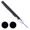 50mW 405nm Back-open Starry Purple Blue Laser Pointer Pen 2AAA(battery included)