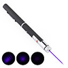 50mW 405nm Mid-open Starry Purple Blue Laser Pointer Pen 2AAA(battery included)