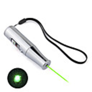50mW 532nm Winebottle Green Laser Flashlight 1XCR2(battery included)