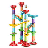 50pcs Large Particle Ejection Maze Diy Changeable Slide Ball Building Blocks Children