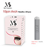 50pcs Manual Microblading Needles 19PIN U Shape Tebori Tattoo Blades For Permanent Makeup