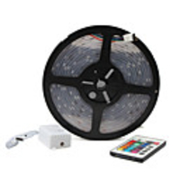 50W Waterproof 150x5050 SMD LED Colorful Light Strip with Remote Controller (5-Meter/DC 12V)