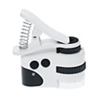 50X 15mm LED Cell Phone Microscope Rechargeable Rotary Type Universal Clip-type Cellphone Microscope Magnifier with LED Lamp / UV Light / USB Cable Magnifiers Loupe