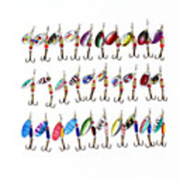 5/10/15/20/30 pcs Fishing Lures Hard Bait Lure Packs Spinnerbaits Sinking Fast Sinking Bass Trout Pike Sea Fishing Bait Casting Spinning Metal / Freshwater Fishing / Bass Fishing / Lure Fishing