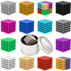 512-1000 pcs 5mm Magnet Toy Magnetic Balls Building Blocks Super Strong Rare-Earth Magnets Neodymium Magnet Neodymium Magnet Magnetic Stress and Anxiety Relief Office Desk Toys Relieves ADD,  ADHD miniinthebox