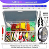 53 pcs Lure kit Fishing Lures Hard Bait Soft Bait Spoons Minnow Popper Vibration / VIB Jig Head lifelike 3D Eyes Bass Trout Pike Freshwater and Saltwater miniinthebox