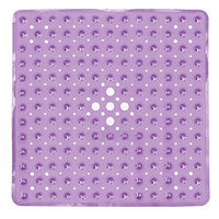 53cm53cm Bathroom Anti Slip Mat Bubble Leakage Hole with Suction Cup Shower Room Anti Slip Bath Mat miniinthebox