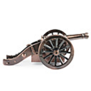 5.5" Fire Arm Artillery Cannon Style Copper Jet Lighter with Music Sound