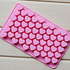 55 Holes Non-stick Silicone Chocolate Cake Love Heart Shaped Mold Bakeware Baking Jelly Ice Heart Mould