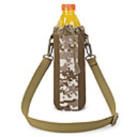 5.5 L Storage Bag Wearable Outdoor Hiking Camping Mesh Nylon Black Army Green Light Brown