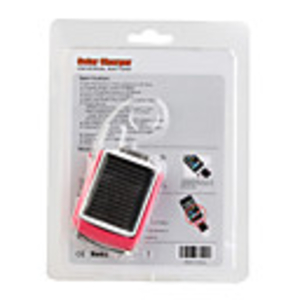 550mAh Portable Solar Charger,  Universal Battery(Red)