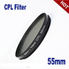 55mm New-View Slim LPF CPL Circular Polarizer filter