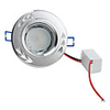 5.5W 5730 SMD 10-LED 500LM Warm White Ceiling Spot Light Bulb (Sanded,  Half Frosted Glass Cover)