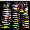 56 pcs Fishing Lures Fishing Bait Hard Bait Bass Trout Pike Bait Casting Other Lure Fishing Plastic