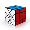5.6cm 3 x 3 funny game magic cube stress relieve puzzle toy for student black