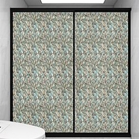 58120cm Plant Electrostatic Glass Stickers Shading Stickers Bathroom Frosted Window Renovation Stickers miniinthebox
