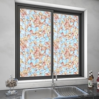 58120cm Shell Electrostatic Glass Stickers Shading Stickers Bathroom Frosted Window Renovation Stickers miniinthebox