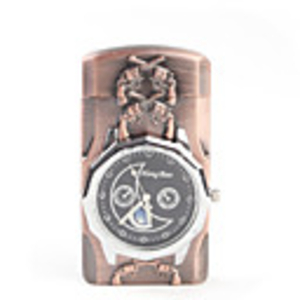 588 Watch Shape With Rotating Lights Metal Gas Lighter