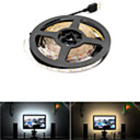 5M LED Light Strips RGB Tiktok Lights 5V USB Power WhiteWarm White 2835SMD HDTV TV Desktop PC Screen Backlight Bias lighting
