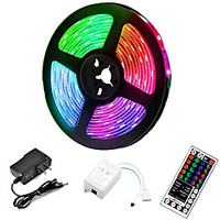5m LED Strip Lights RGB Tiktok Lights 300 LED 2835 SMD RGB Tape Lights Light Sets Self Adhesive Multicolor for Room Kitchen TV Festival Illumination with Remote 12V miniinthebox