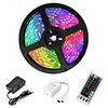 5M LED Strip Lights Waterproof RGB Tiktok Lights 300 x 2835 8mm Flexible and IR 44Key Remote Control Linkable Self-adhesive Color-Changing miniinthebox