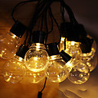 5m String Lights Outdoor String Lights 30 LEDs 1 set Warm White Solar Decorative Solar Powered