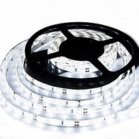 5m Waterproof LED Light Strips Flexible Tiktok Lights 300 LEDs 2835 SMD 8mm Cold White Cuttable DC12 V IP65 Self-adhesive Holiday Decoration Soft Light Strip miniinthebox
