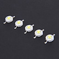5PC 3W 200-230 LM White 6000-6500K High Power Lamp LED Beads Light Source Highlighting LED (DC 3.0-3.6V 0.6A)