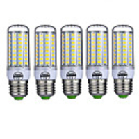 5pcs 10 W LED Corn Lights 980 lm E26 / E27 T 72 LED Beads SMD 5730 Decorative Warm White Cold White 220-240 V / 5 pcs / RoHS