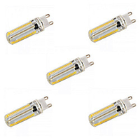 5pcs 12 W LED Corn Lights 1200 lm E14 G9 G4 T 152 LED Beads SMD 3014 Dimmable Warm White Natural White 220-240 V 110-130 V / 5 pcs / RoHS