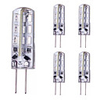 5pcs 1.5 W LED Bi-pin Lights 150 lm G4 24 LED Beads SMD 3014 Red Blue Green 12 V