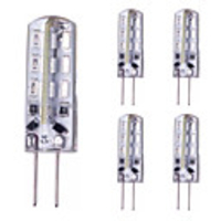 5pcs 1.5 W LED Bi-pin Lights 150 lm G4 24 LED Beads SMD 3014 Red Blue Green 12 V