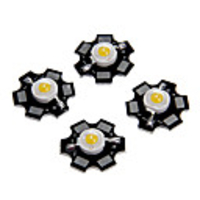 5PCS 1W 80-100LM High Brightness Chip,  High Power LED Warm White Hight 3000-3500K,  Aluminum Substrate (DC3-3.2V 350mA)