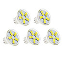 5pcs 3 W LED Spotlight 350 lm MR11 MR11 15 LED Beads SMD 5730 Decorative Warm White Cold White 12 V / 5 pcs / CE Certified