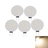 5pcs 3 W LED Spotlight 400-480 lm G4 MR11 36 LED Beads SMD 3014 Decorative Warm White Cold White 12 V / 5 pcs / RoHS