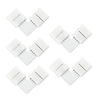 5pcs 4 pin DIY LED RGB Strip Light Connector Adapter 5050 LED 10mm L-shape miniinthebox