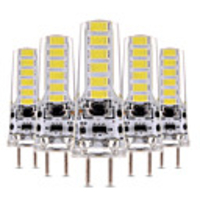 5pcs 4 W LED Bi-pin Lights 300-400 lm T 12 LED Beads SMD 5730 Dimmable Decorative Warm White Cold White 12-24 V 12 V / 5 pcs