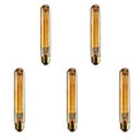 5pcs 40W E26 / E27 T185 Warm White 2300k Retro / Dimmable / Decorative Incandescent Vintage Edison Light Bulb 220-240V