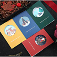 5pcs Christmas Decorations Christmas Ornaments Cards 1610.5 cm