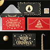5pcs Christmas Decorations Christmas Ornaments Cards 1610.5 cm