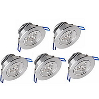 5PCS Dimmable 3x2W High Power LED Lamp 500-550 lm LED Ceiling Lights Recessed Retrofit leds Warm White Cold White AC 110V / AC 220V miniinthebox