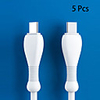 5PCS Double-head male type-c high-speed transmission TPE data 3A cable suitable for Xiaomi/Samsung/Huawei